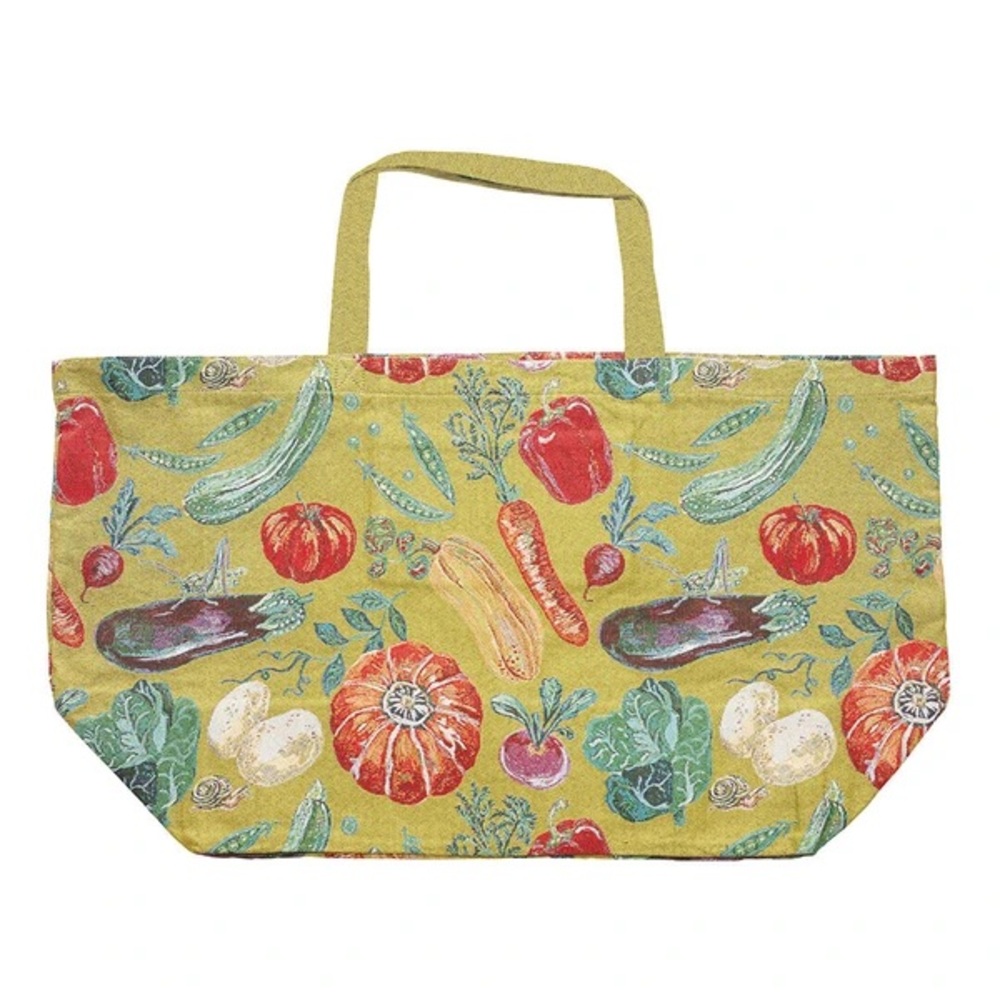 Last** Nathalie Lete tapestry large MARKET bag! Tote bag. Vegetables! large bag!